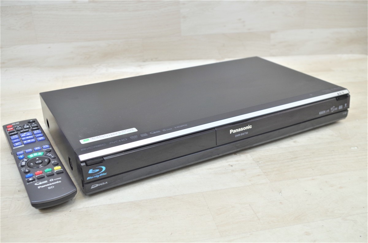 Panasonic パナソニック DIGA ブルーレイレコーダー DMR-BW750のお買取をさせていただきました。 | 出張買取なら錬金堂