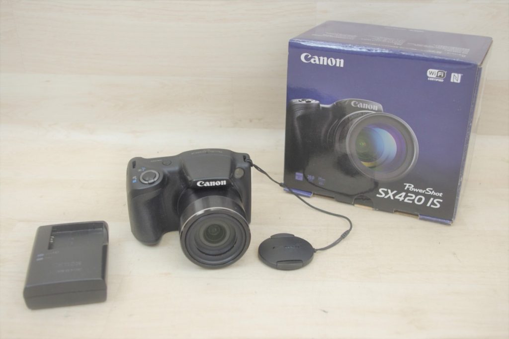 Canon Power Shot SX420 IS キャノン パワーショット コンパクトデジタルカメラ 防滴 防水 顔認証 軽量のお買取をさせ