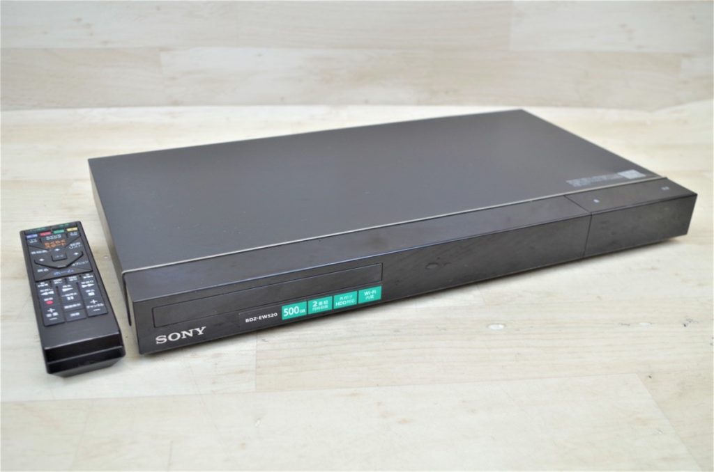 SONY ソニー ブルーレイレコーダー BDZ-EW520 500GB 2番組同時録画対応 2014年製のお買取をさせていただきました
