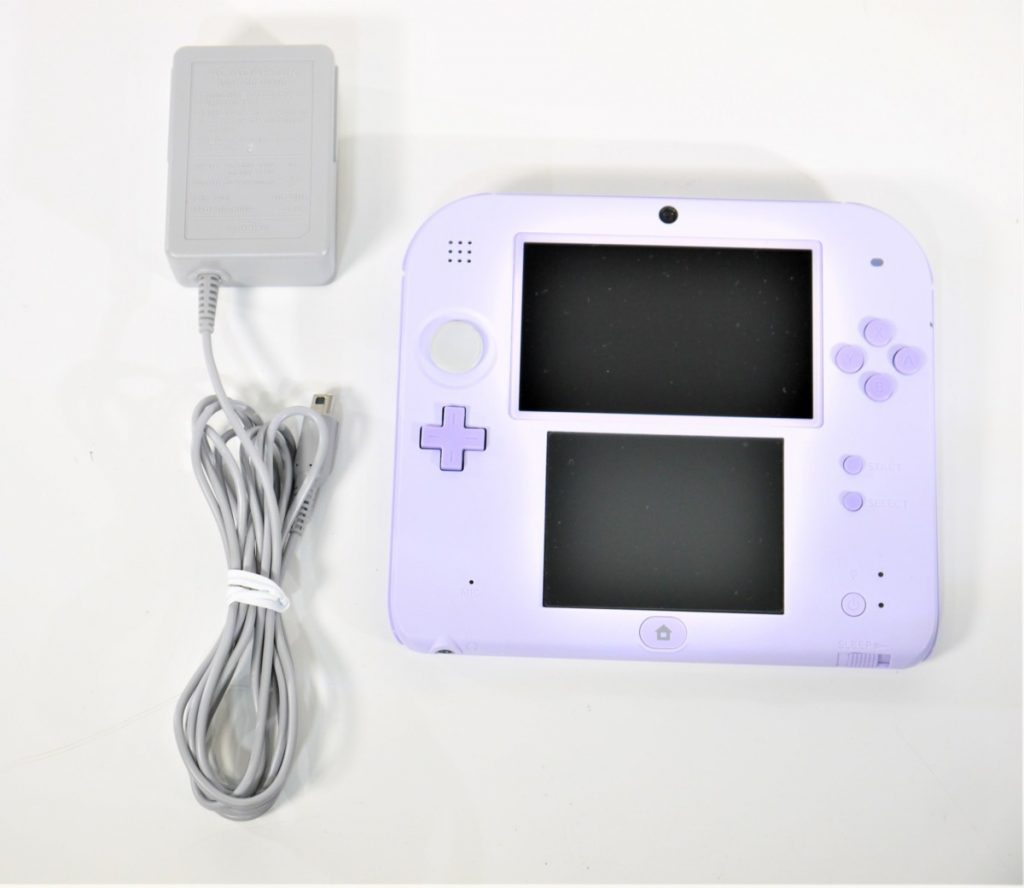 ACアダプター付き Nintendo 2DS ニンテンドー3DSソフトで遊べる 紫