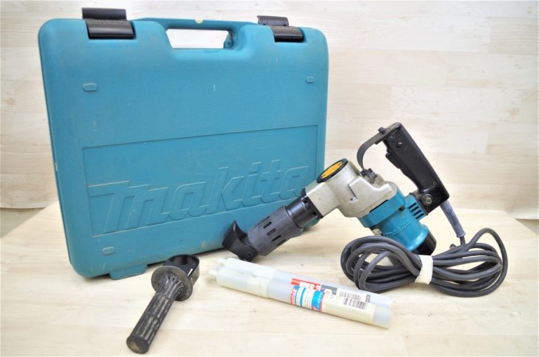 ☆美品☆ makita マキタ 100V 電動ハンマ HM0810 シャンク3本付き ...