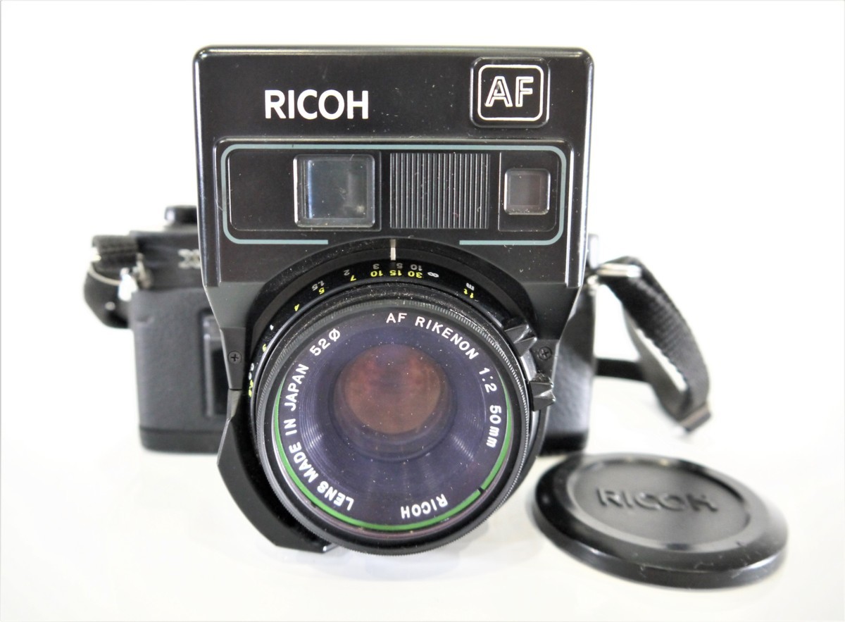動作未確認 RICOH XR6 AF RIKENON 1:2 50mm 52φ LENS MADE IN JAPAN リコー 一眼レフカメラ