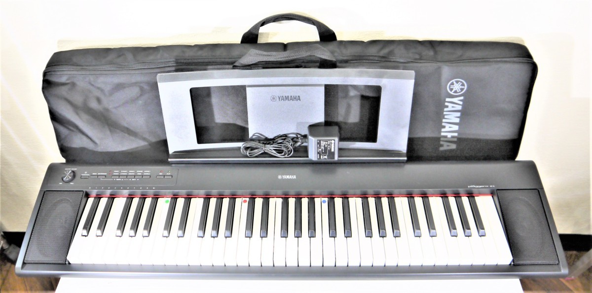 YAMAHA NP-12B 61鍵 電子ピアノ ブラック キーボード 鍵盤 ヤマハ 2018年製のお買取をさせていただきました。 | 出張買取
