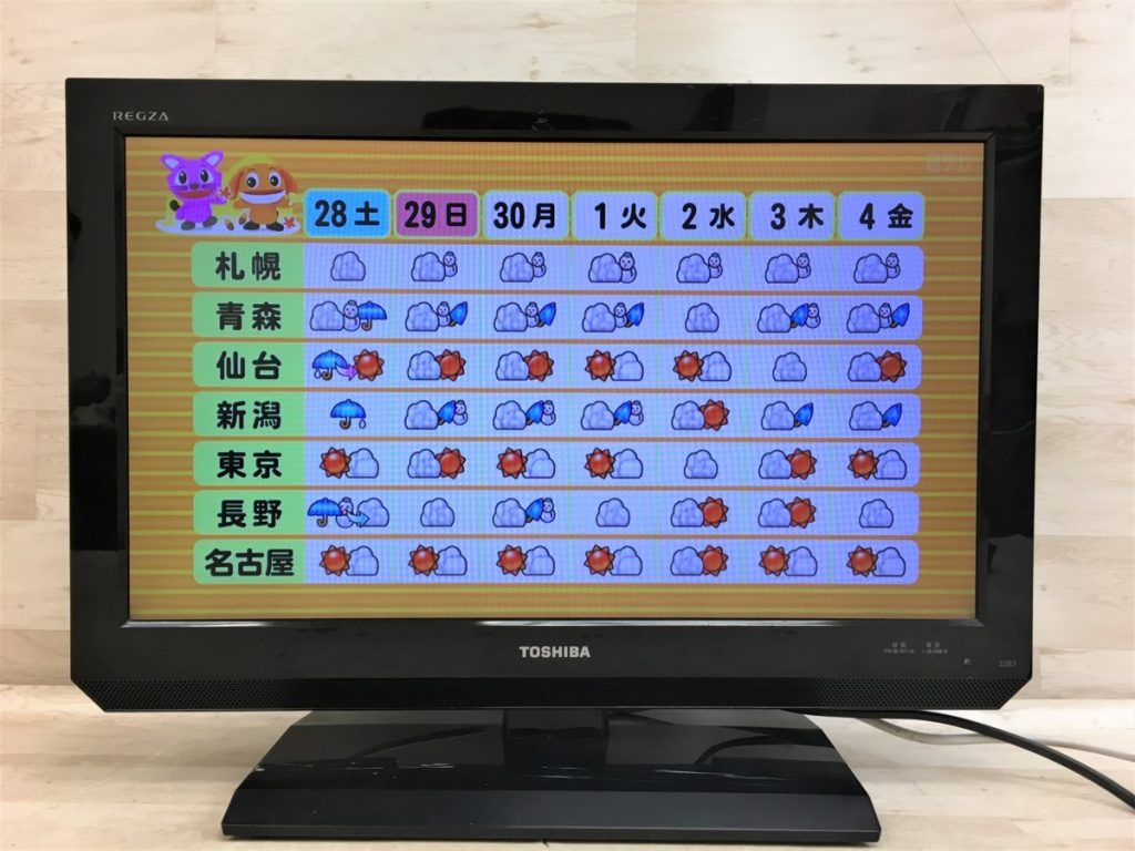 ネットお得セール 722送料無料　東芝レグザ32インチ液晶カラーテレビ テレビ