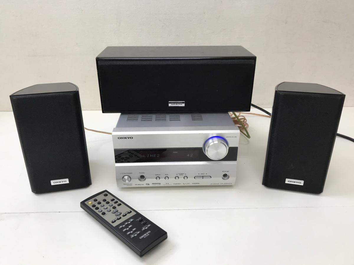 ONKYO コンパクト高音質ＡＶアンプ SA-205HDX - オーディオ機器