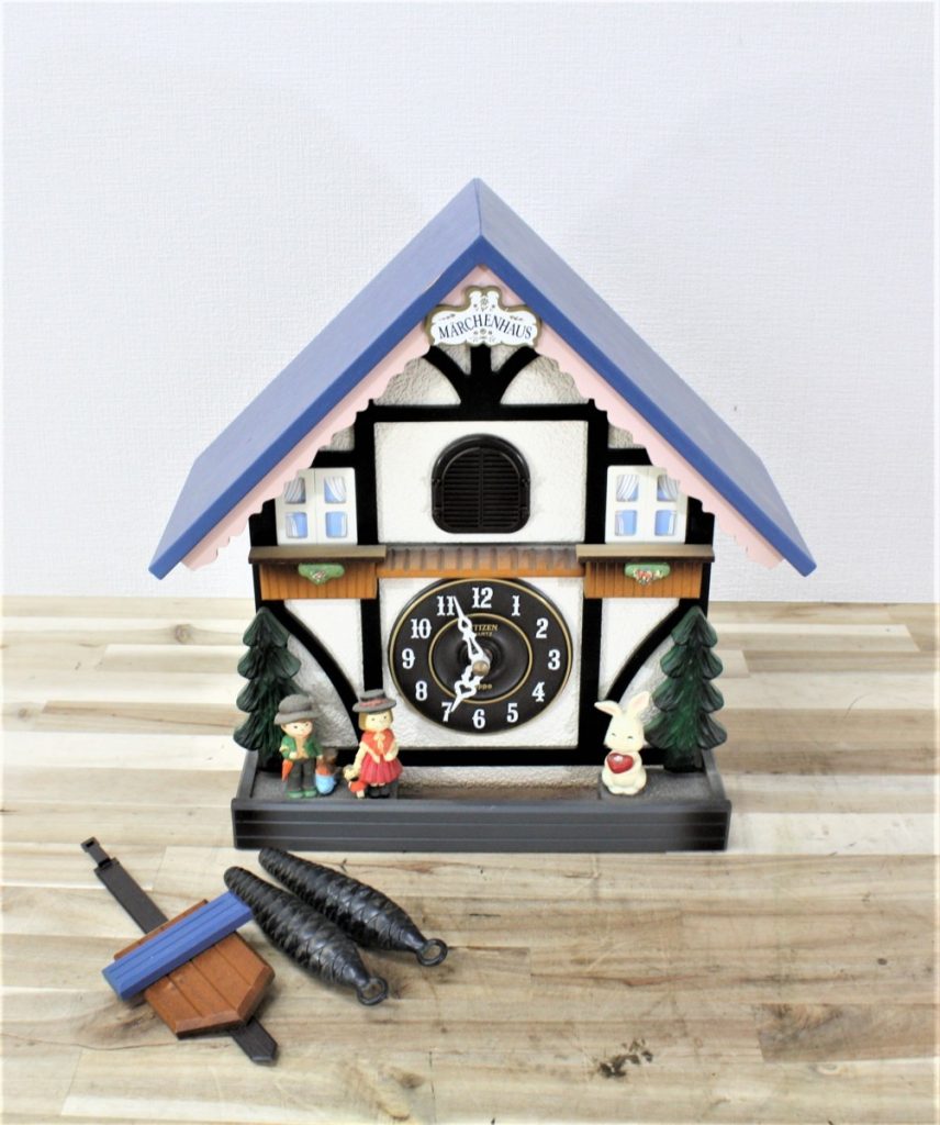 CITIZEN シチズン 鳩時計 poppo 4MJ744-0 からくり時計 柱時計 木製の 