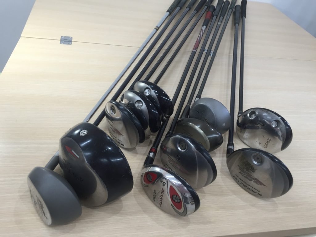 ゴルフドライバーまとめ売り BLACK BULLET ZIPP MIZUNO ALL TARGETS ブリジストン YONEX 11本セット