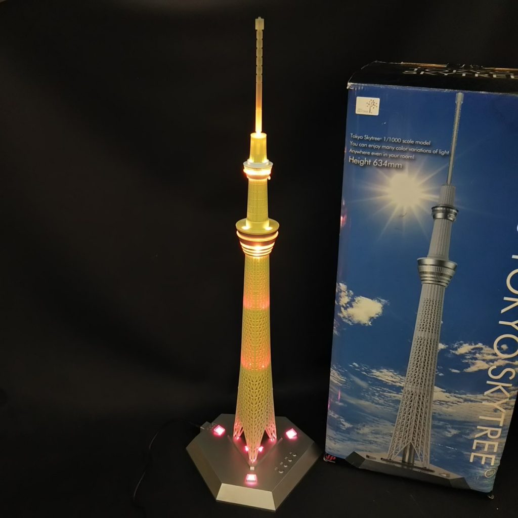 簡易動作確認済み ジョイパレット Tokyo Skytree スカイツリー 1 1000 模型 現状品のお買取をさせていただきました 出張買取なら錬金堂