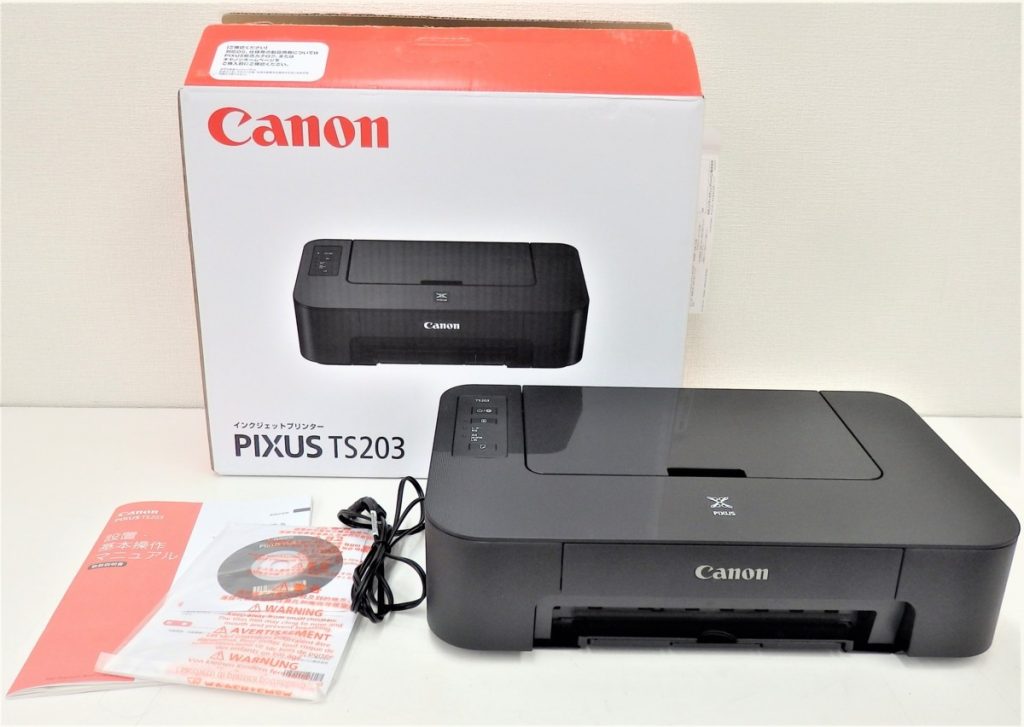 Canon PIXUS TS203 キャノン インクジェットプリンター 箱 説明書付き ...