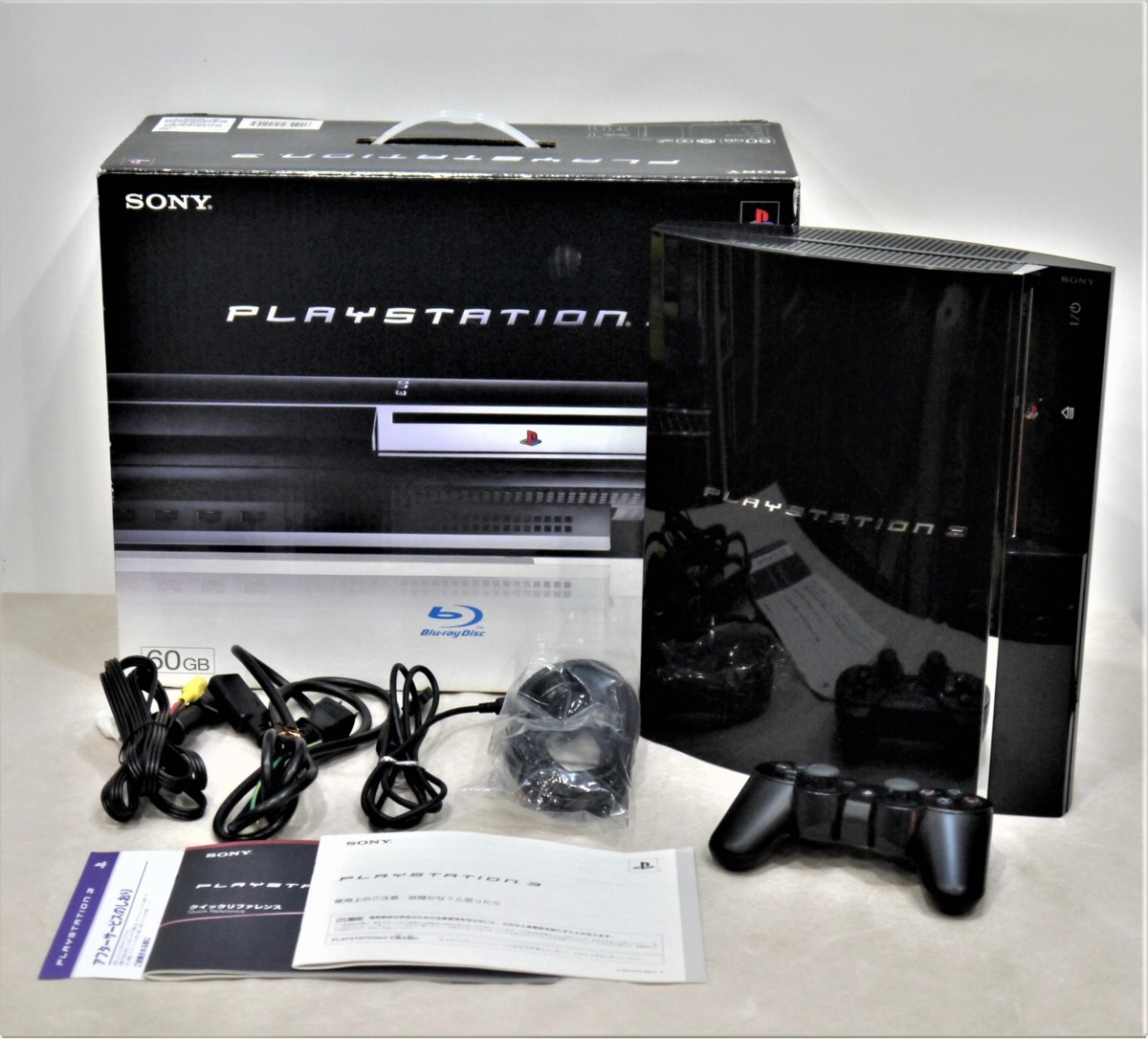 動作OK SONY PlayStation3 プレステ3 PS3本体 CECHA00 60GB ブラック 本体+電源コード+コントローラーのお