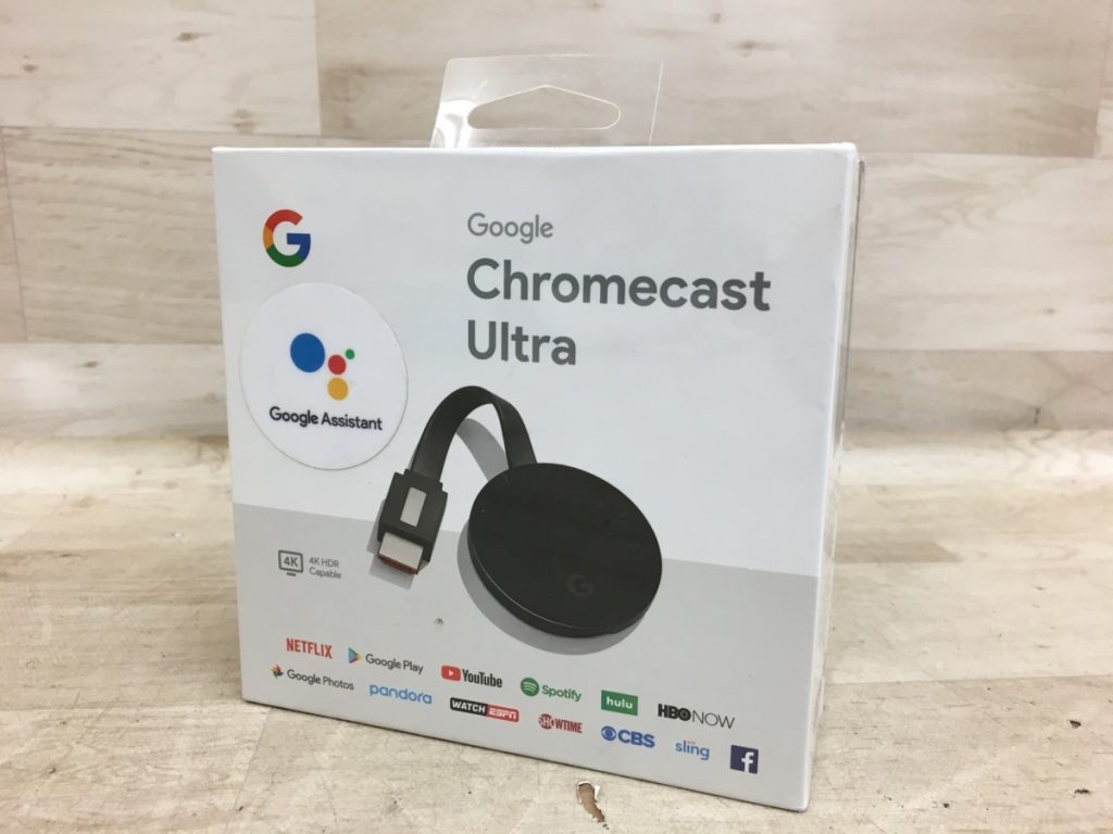 Google chromecast ultra クロームキャストウルトラ4K対応