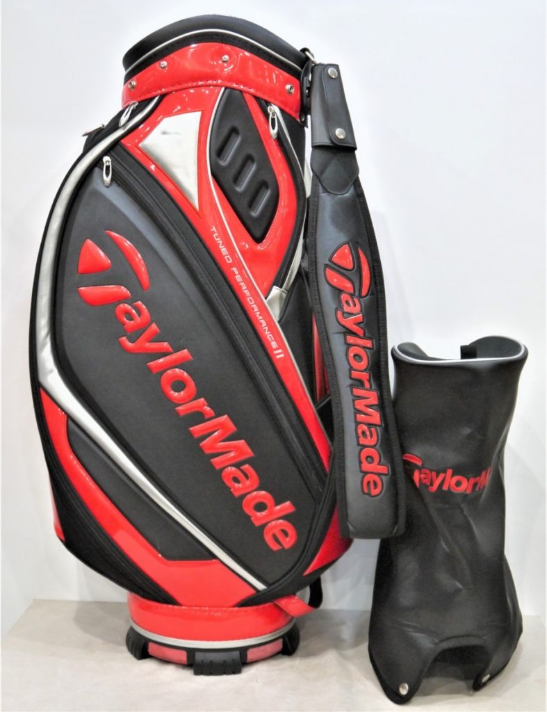 TaylorMade ゴルフ バック キャディバッグ テーラーメイド 黒×赤 エナメル スポーツ用品 ゴルフ用品のお買取をさせていただきました。 |  出張買取なら錬金堂