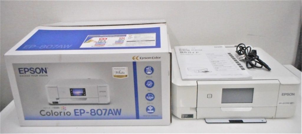 EPSON エプソン プリンター インクジェット 複合機 Colorio EP-807AWの