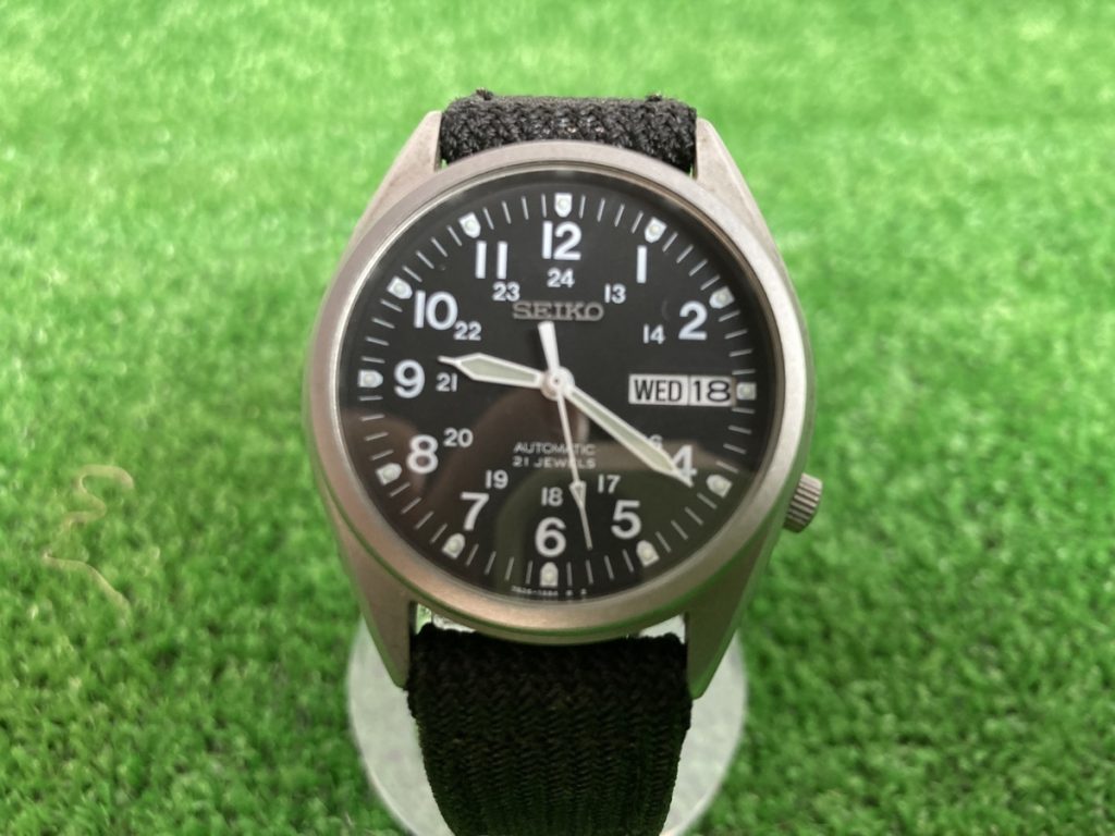 SEIKO セイコー デイデイト 7S26-3060 ミリタリー 自動巻き メンズ 腕時計 現状不動品のお買取をさせていただきました。 |  出張買取なら錬金堂