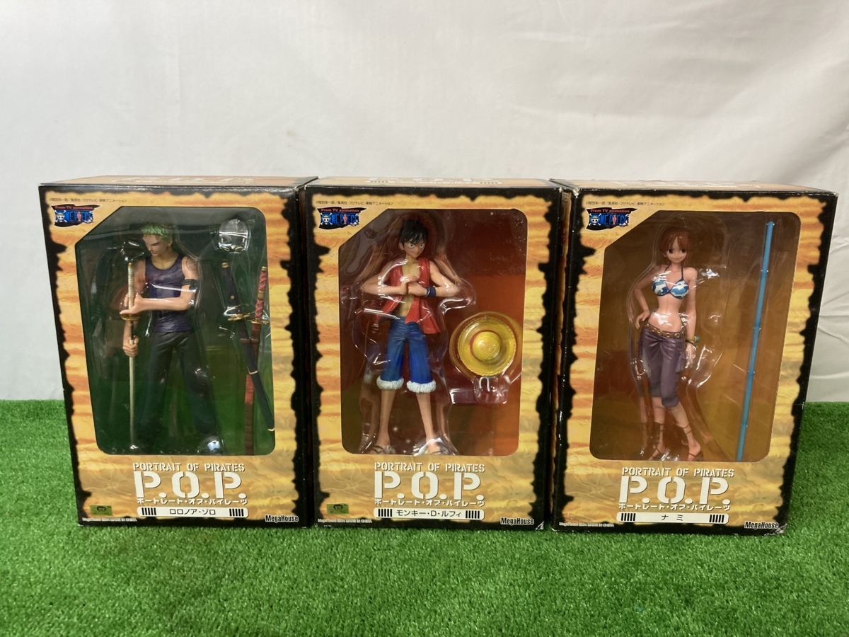 未開封 メガハウス P.O.P 初期 ルフィ ゾロ ナミ POP ONE PIECE ワンピース フィギュア 箱擦れありのお買取をさせて