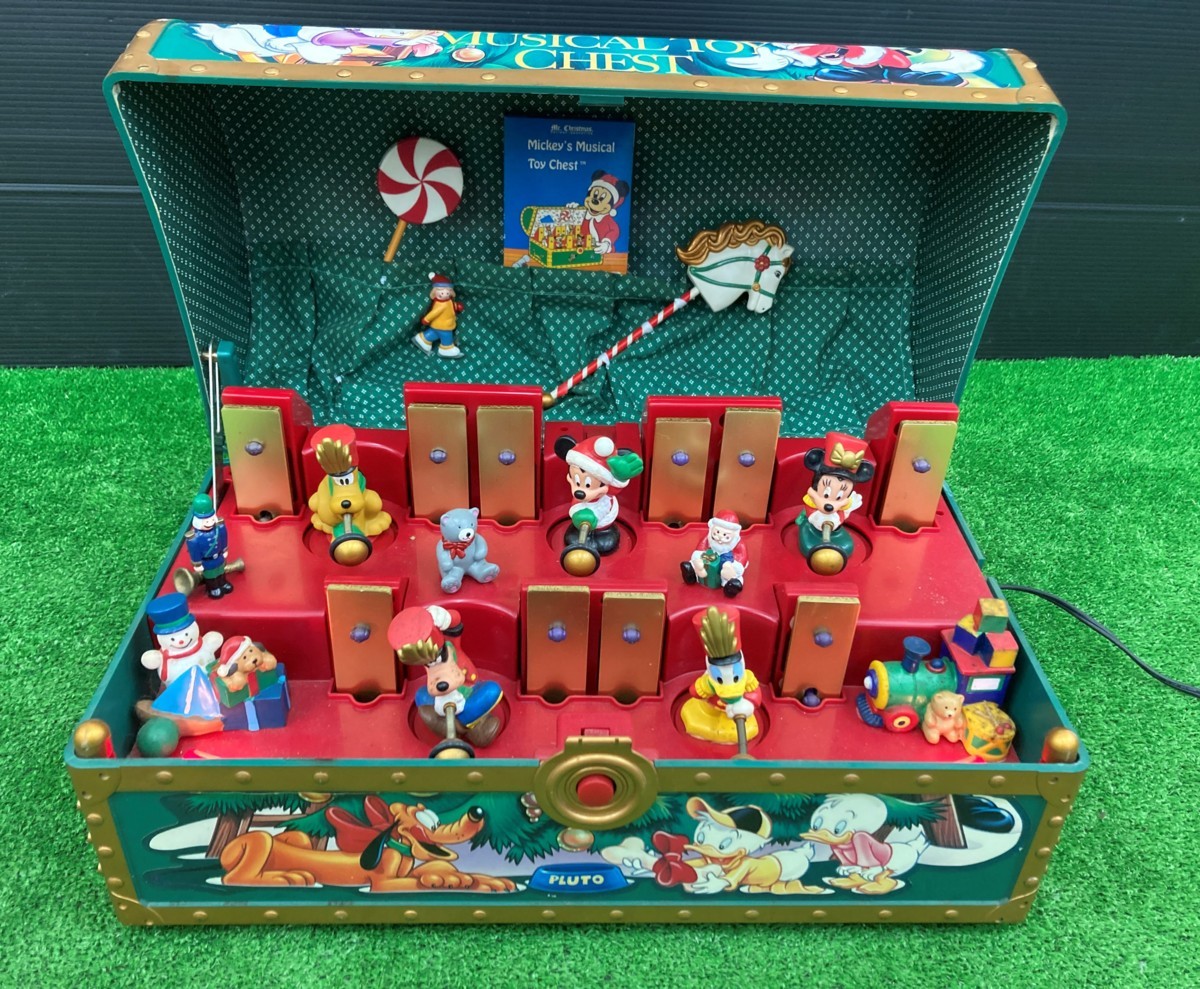 MICKEYS MUSICAL TOY CHEST Mr.Christmas ミッキー ミュージカルトイチェストのお買取をさせていただきました