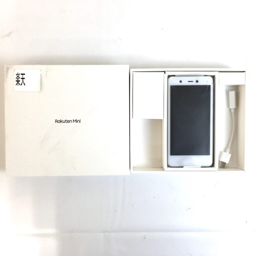 Rakuten Mini 白　初期化済スマートフォン/携帯電話