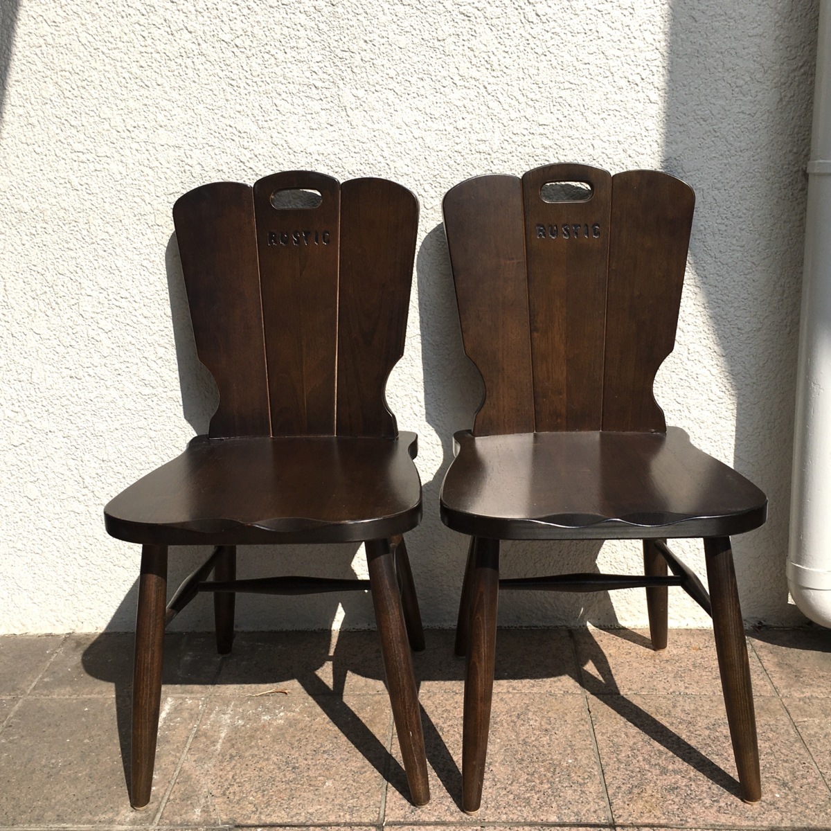 karimoku カリモク RUSTIC ルスティック ダイニングチェア 2脚 木製 椅子のお買取をさせていただきました。 | 出張買取なら錬金堂