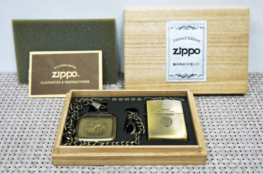 ZIPPO limited edition 懐中時計TPセット