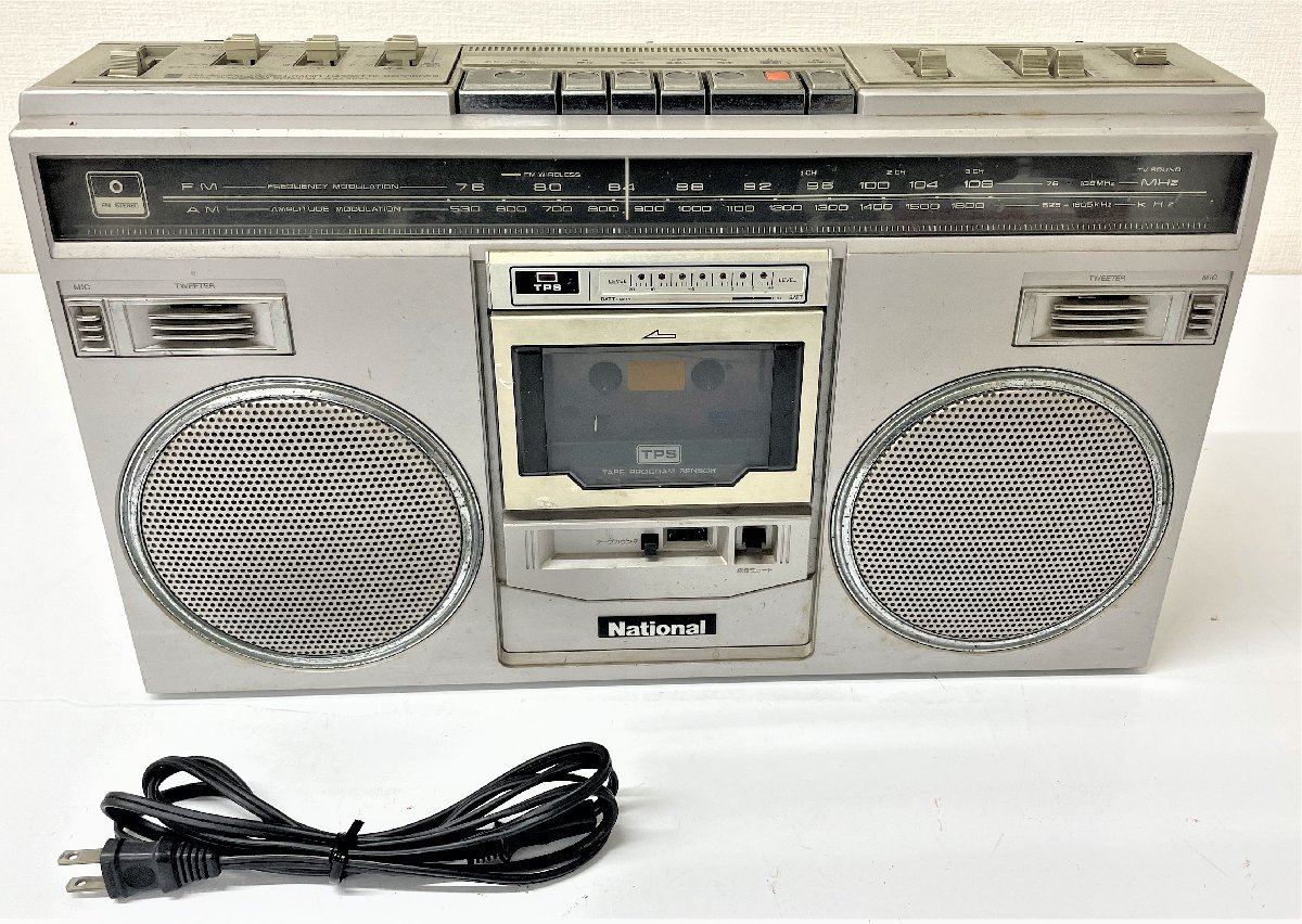 ナショナル ラジカセ RX-5080 動作品 レトロ - ラジオ