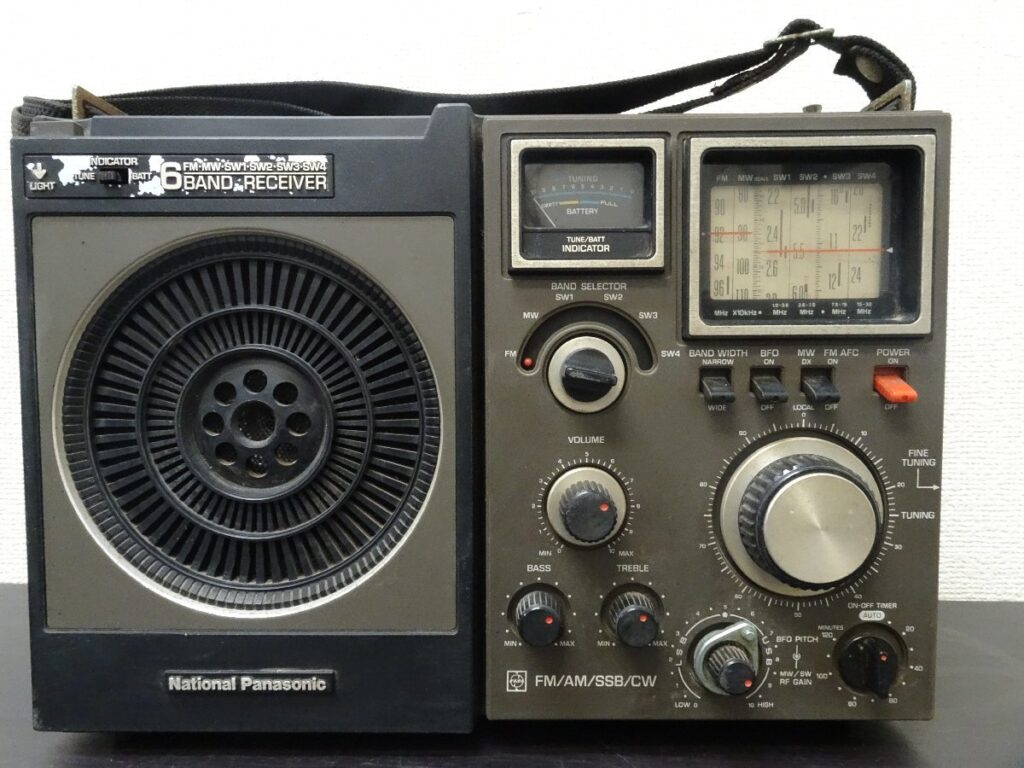 National Panasonic パナソニック ラジオ RF-1188 クーガー 昭和レトロ 