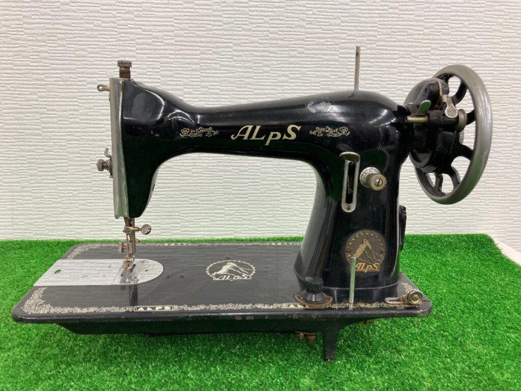 Alps アルプス ビンテージミシン Sewing Machine 昭和レトロ