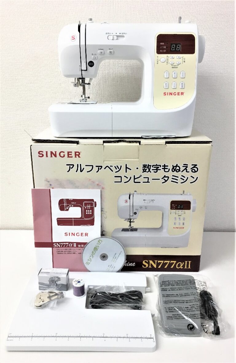 SINGER シンガー コンピューターミシン SN777αⅡ 手工芸 ハンドメイドのお買取をさせていただきました。 | 出張買取なら錬金堂