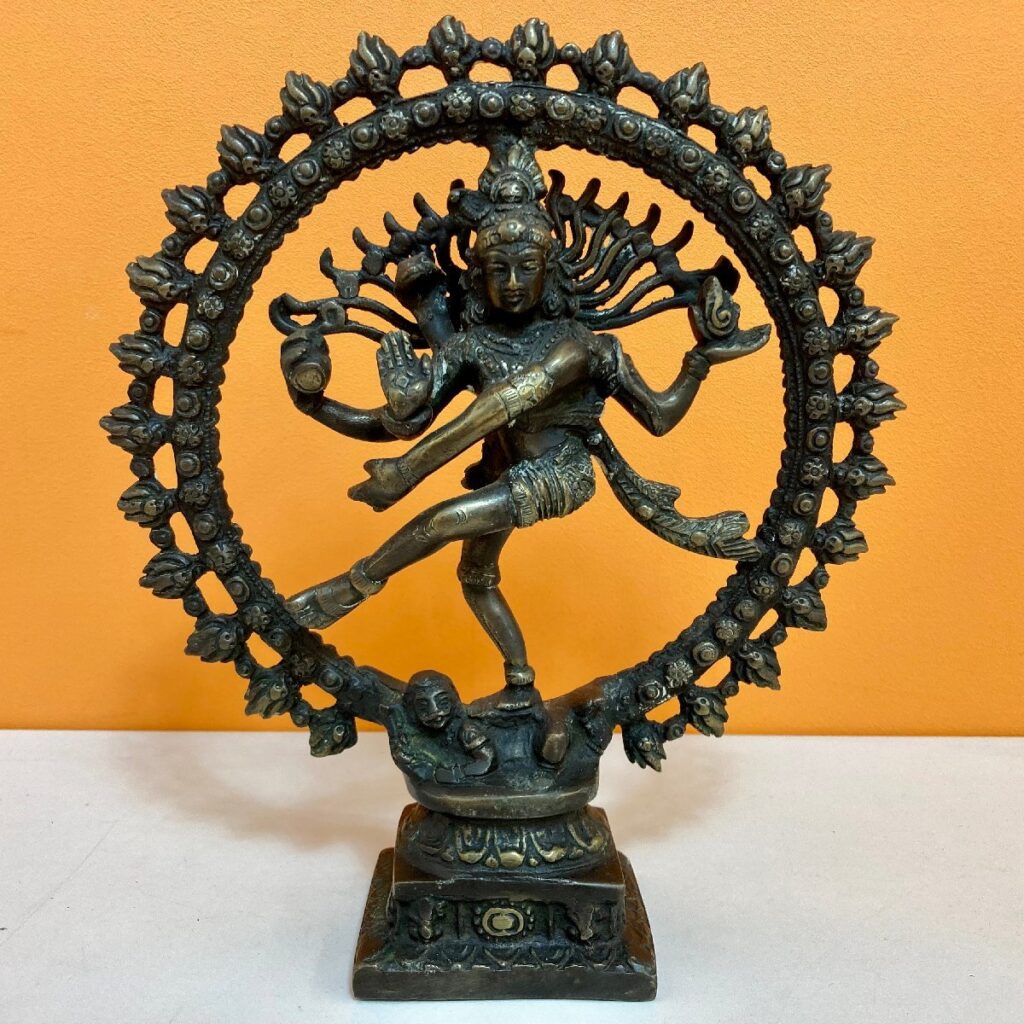 122cm踊るシヴァ神 ヒンドゥー教彫刻置物インド破壊のダンスシバ神像 