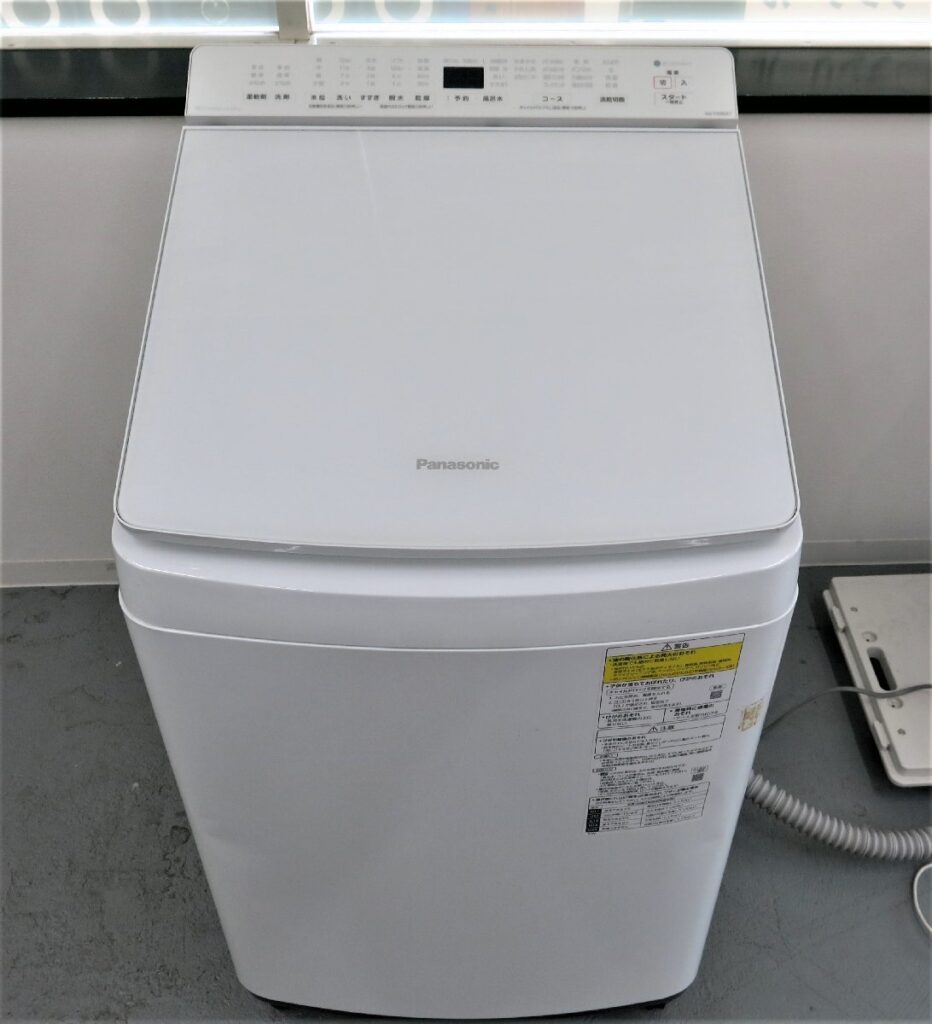 2019年製 Panasonic縦型洗濯乾燥機 8kg NA-FW80K7-W-