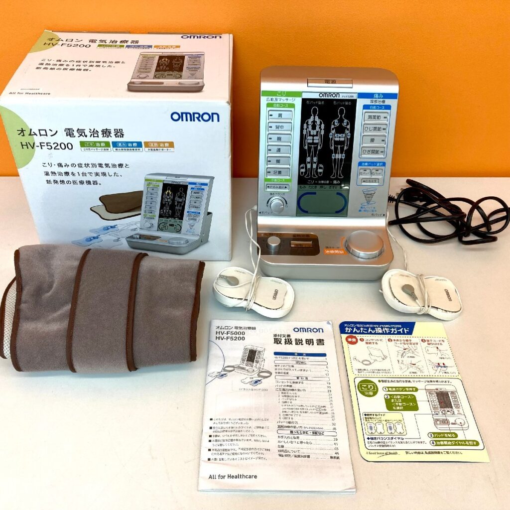 OMRON オムロン 電気治療器 HV-F5200 マッサージ器 低周波・温熱