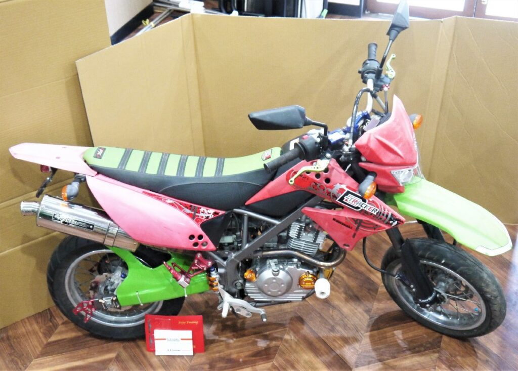 現状車 カワサキ/KAWASAKI D-トラッカー125 D-TRACKER125 LX125D 販売証明書有り  未整備のお買取をさせていただきました。 | 出張買取なら錬金堂