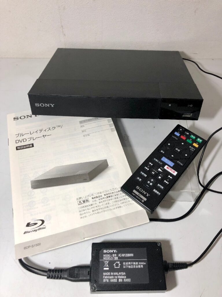 SONY ソニー DVDプレイヤー DVDプレーヤー BDP-S1500 2020年製 動作 