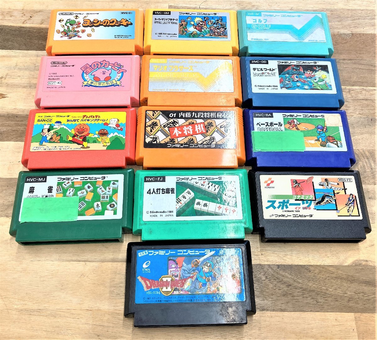 任天堂 ファミリーコンピューター ファミコンソフト ファミコンカセット まとめ売り ドラクエ マリオ カービィのお買取をさせていただきました ...