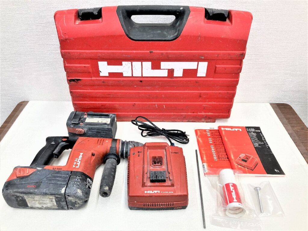 HILTI ヒルティ 充電式 ハンマードリル TE 6-A 電動工具 充電器 ケース