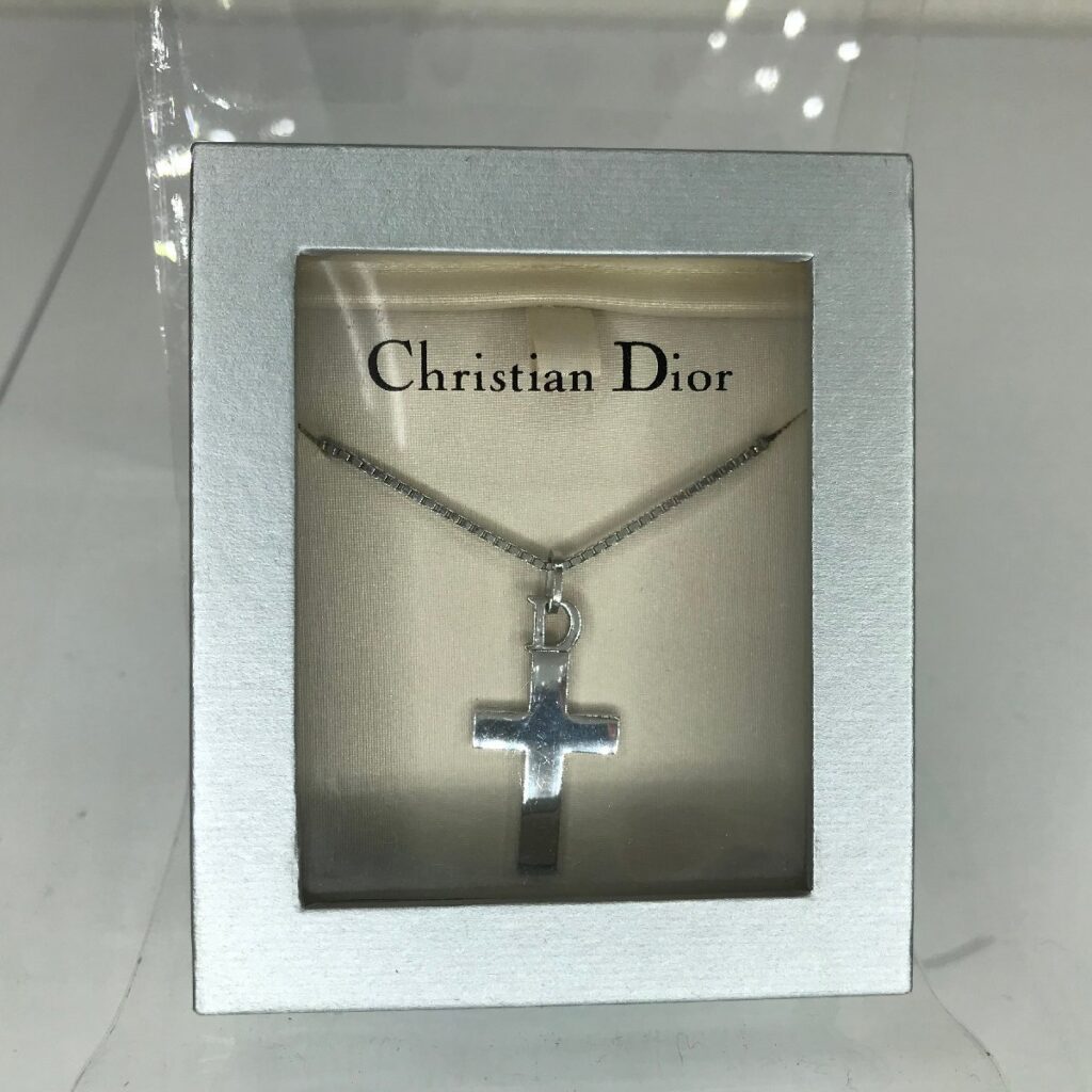 Christian Dior クリスチャンディオール クロス 十字架 ネックレス ...