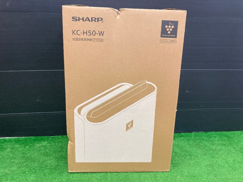 SHARP プラズマクラスター7000 加湿空気清浄機 KC-H50-Wのお買取をさせ