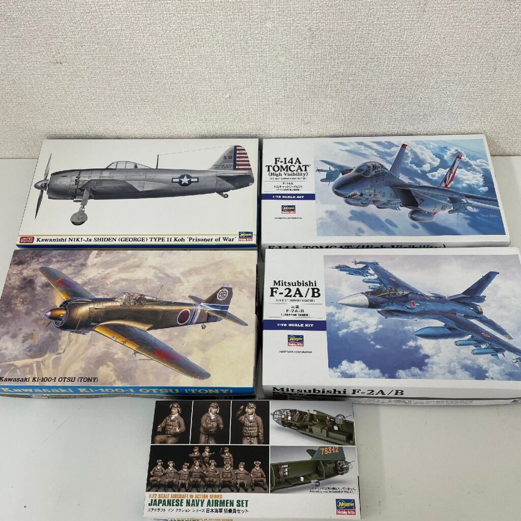 HASEGAWA ハセガワ 5個セット プラモデル 戦闘機のお買い取りをさせて