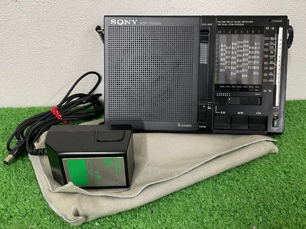 SONY ソニー ラジオ ICF-7600A/FM/MW/SW 9バンド レトロ アンティーク ...