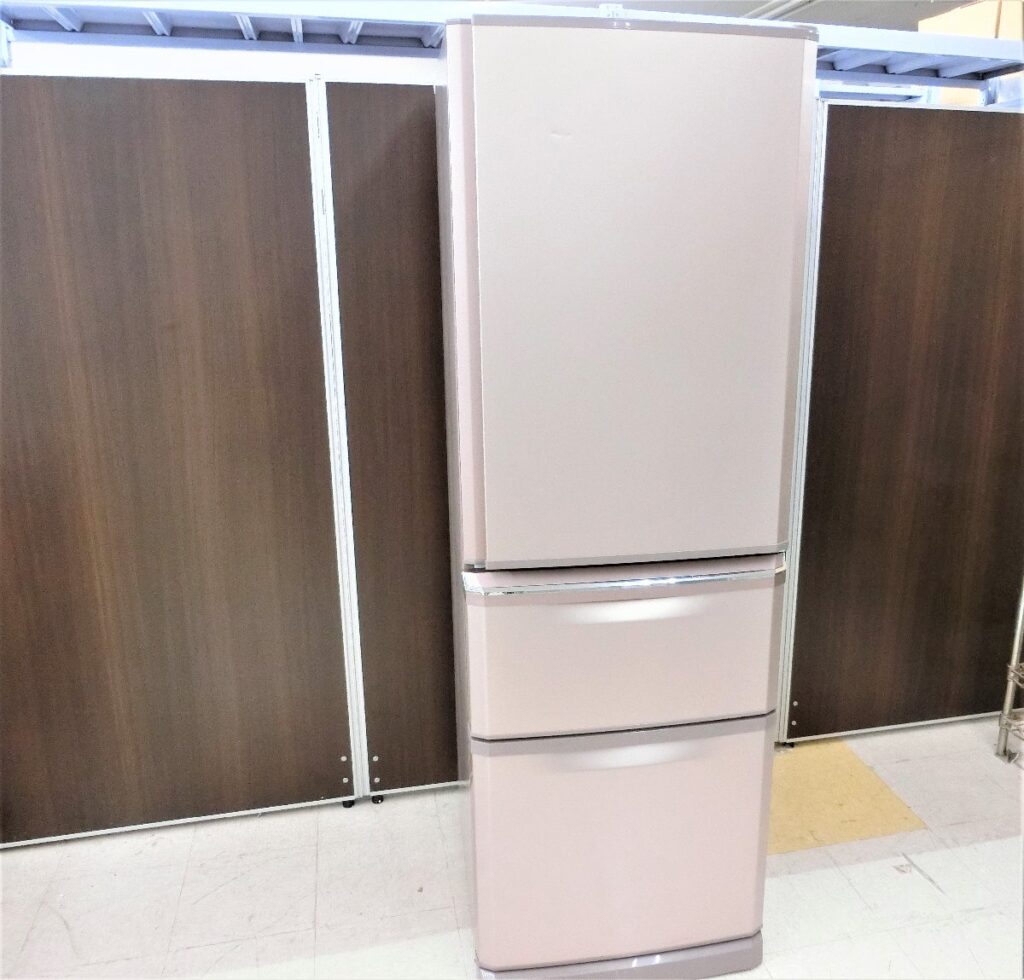 MITSUBISHI/三菱 自動製氷付き ノンフロン冷凍冷蔵庫 370L MR-C37W-B 