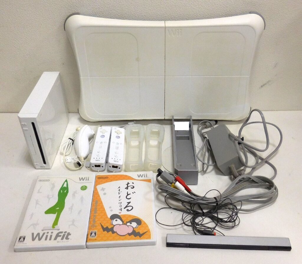 Nintendo 任天堂 Wii 本体 リモコン ソフト RVL-001 RVL-021 Wii Fit