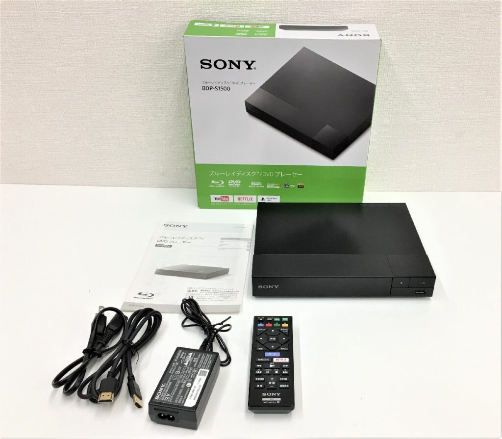 SONY Blu-ray DVDプレーヤー BDP-S1500 ソニー - プレーヤー