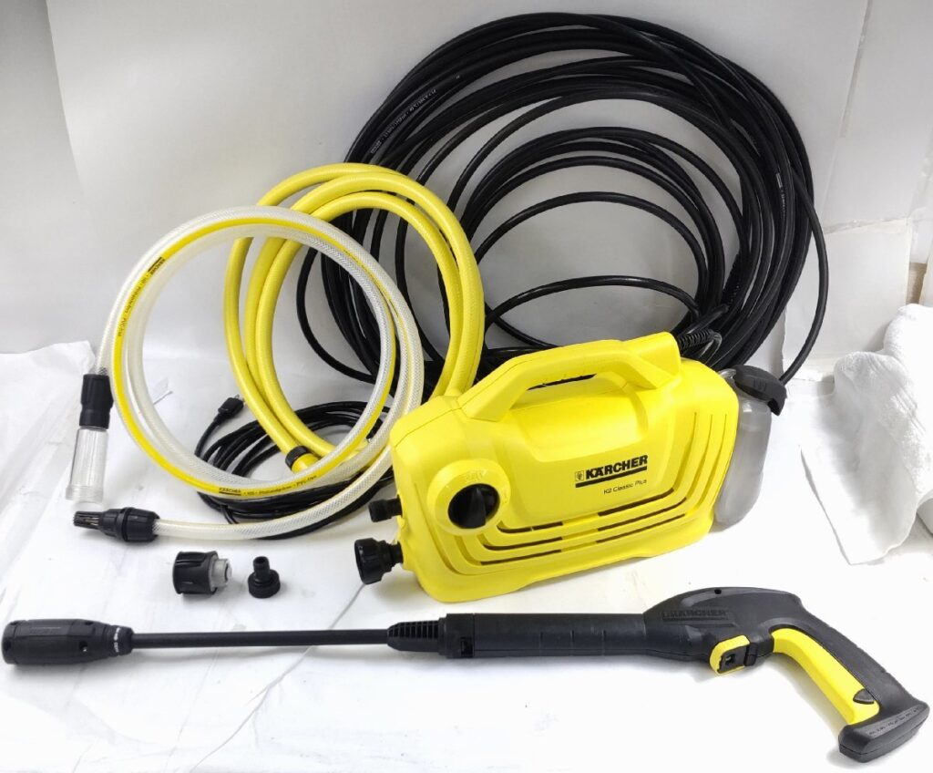 簡易動作確認済み KARCHER K2 Classic Plus 家庭用高圧洗浄機 ケルヒャー K2クラシックプラスのお買い取りをさせて頂きました。  | 出張買取なら錬金堂