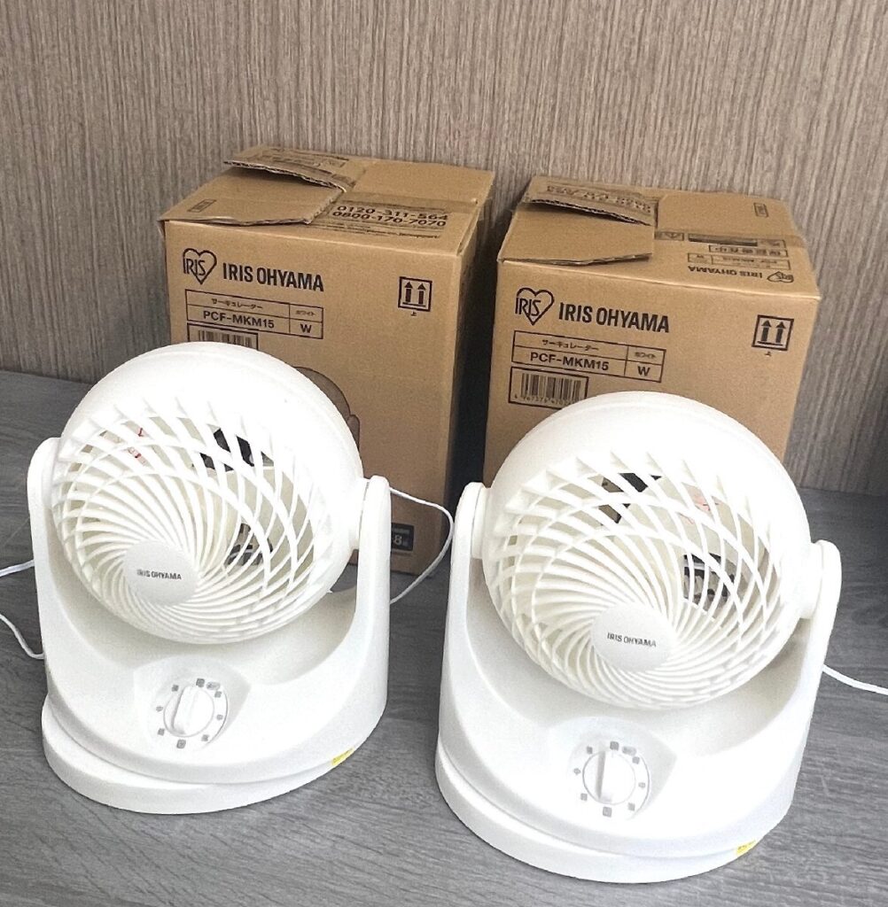 IRISOHYAMA アイリスオーヤマ サーキュレーター 2021年製 ホワイト PCF-MKM15-W 元箱付き