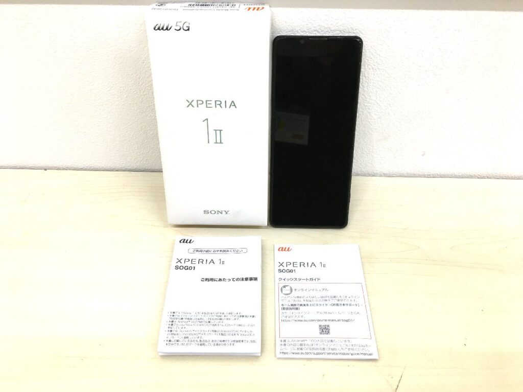 SONY ソニー Xperia 1 II SOG01 スマートフォン 本体のみ 128GB 初期化済み 利用制限○
