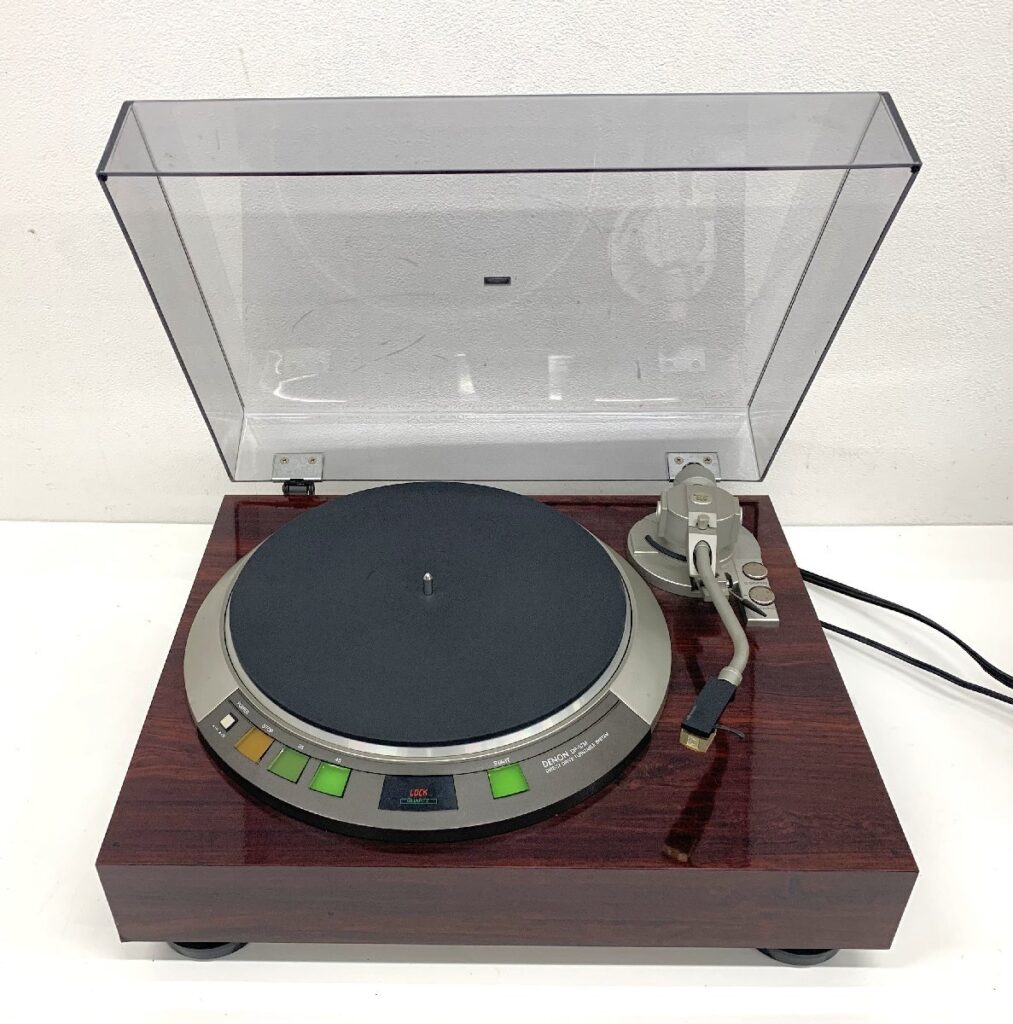 DENON デノン DP-57M ターンテーブル Dynamic Servo Tracer 1982年製 コロンビア COLUMBIA 通電確認済み
