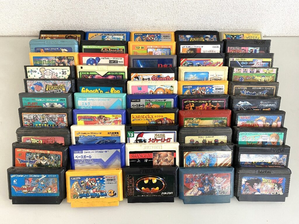 Nintendo 任天堂 ファミコン FC ゲームソフト 50本 まとめ売り スペランカー・ナイトライダー・魔界島 など