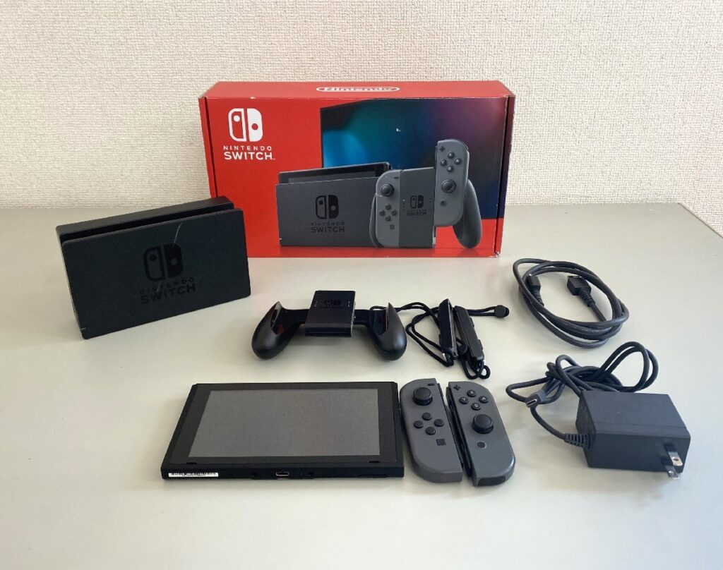 Nintendo 任天堂 Switch ニンテンドースイッチ HAC-001 グレー 本体 ゲーム機 初期化・動作確認済み