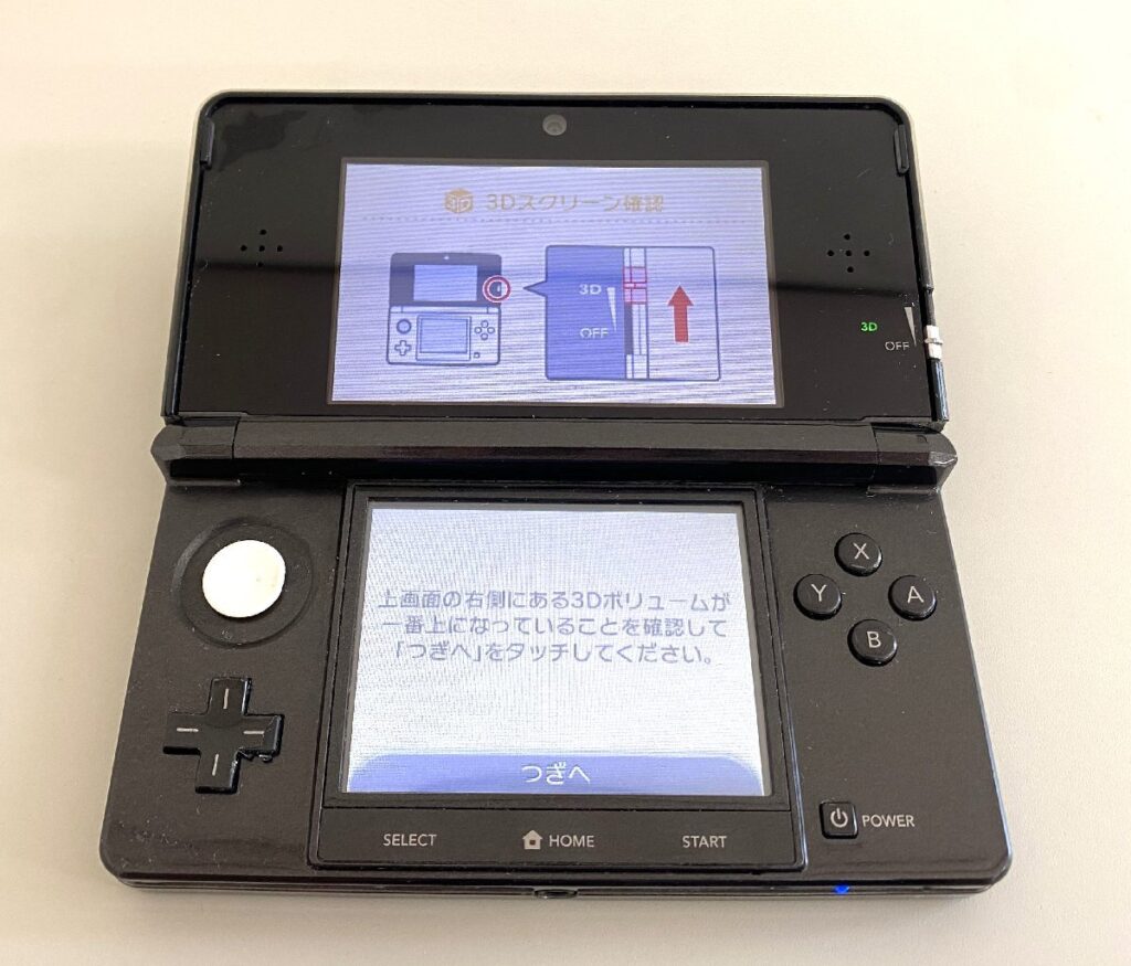 Nintendo 任天堂 ニンテンドー3DS CTR-001 コスモブラック 本体 ゲーム機 初期化・動作確認済み