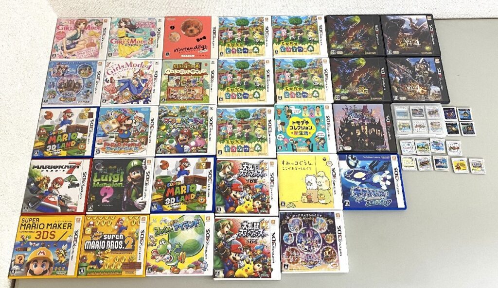 Nintendo 任天堂 3DS 大乱闘スマッシュブラザーズ・どうぶつの森 など ゲームソフト 50本セット まとめ売り