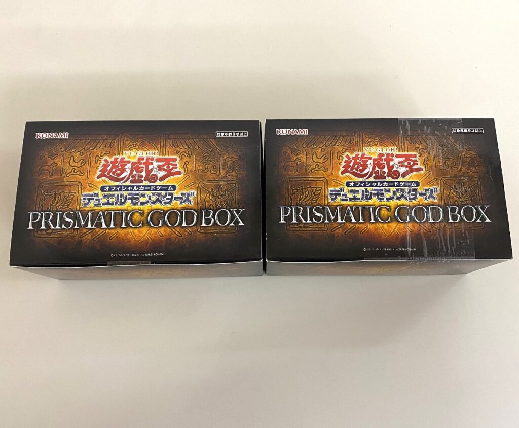 遊戯王 デュエルモンスターズ カードゲーム TCG 未開封BOX PRISMATIC GOD BOX 2個セット まとめ売り